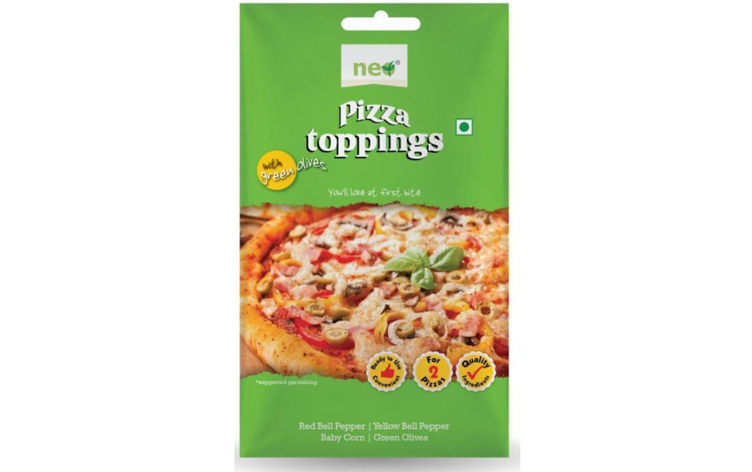Neo Pizza Toppings With Green Olives   Pack  110 grams
